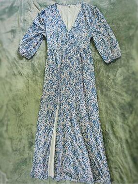 Summer floral maxi dress